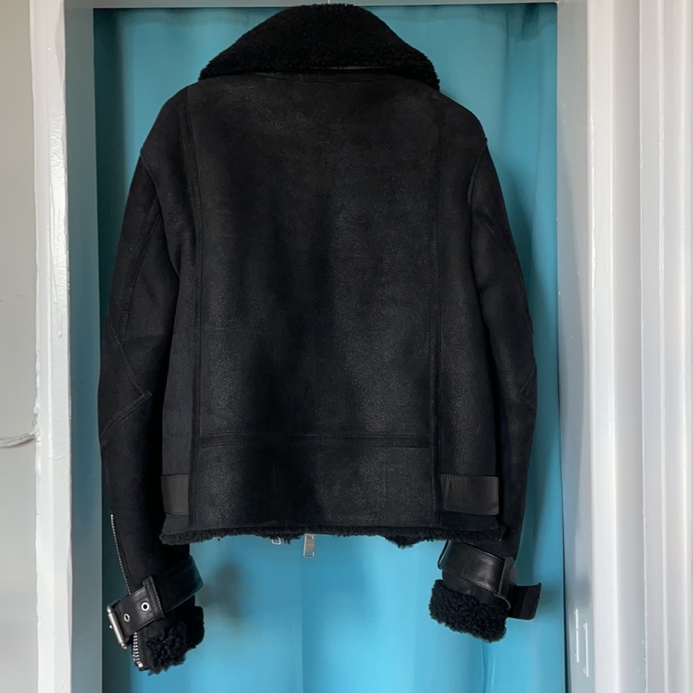 Allsaints Howell Shearling Jacket - Picture 13 of 16
